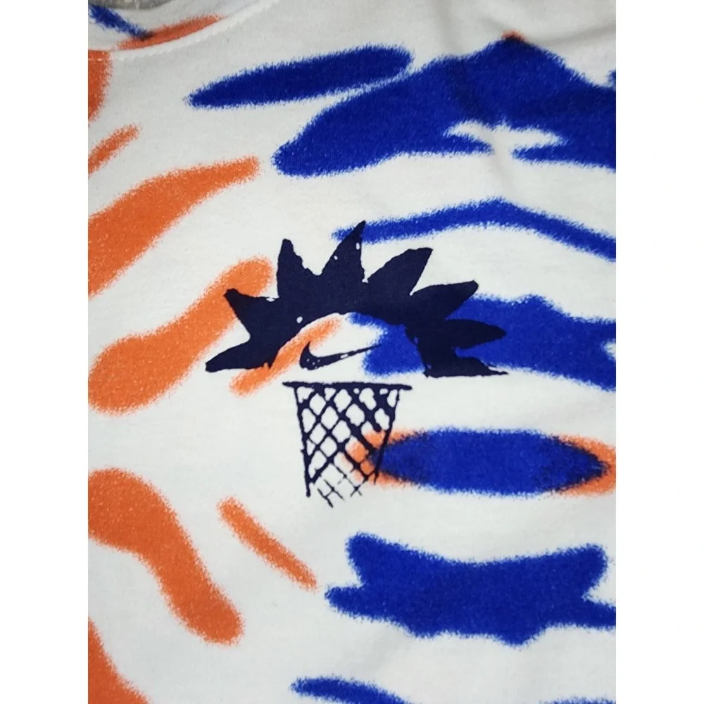 mens nike tie dye vintage t shirt  size L the nike tee dunk party basketball tee
